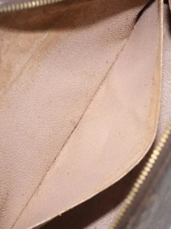 LOUIS VUITTON Monogram Trousse Demi Ronde Cosmetic Pouch M47520 LV Auth BD1455 - Picture 10 of 15